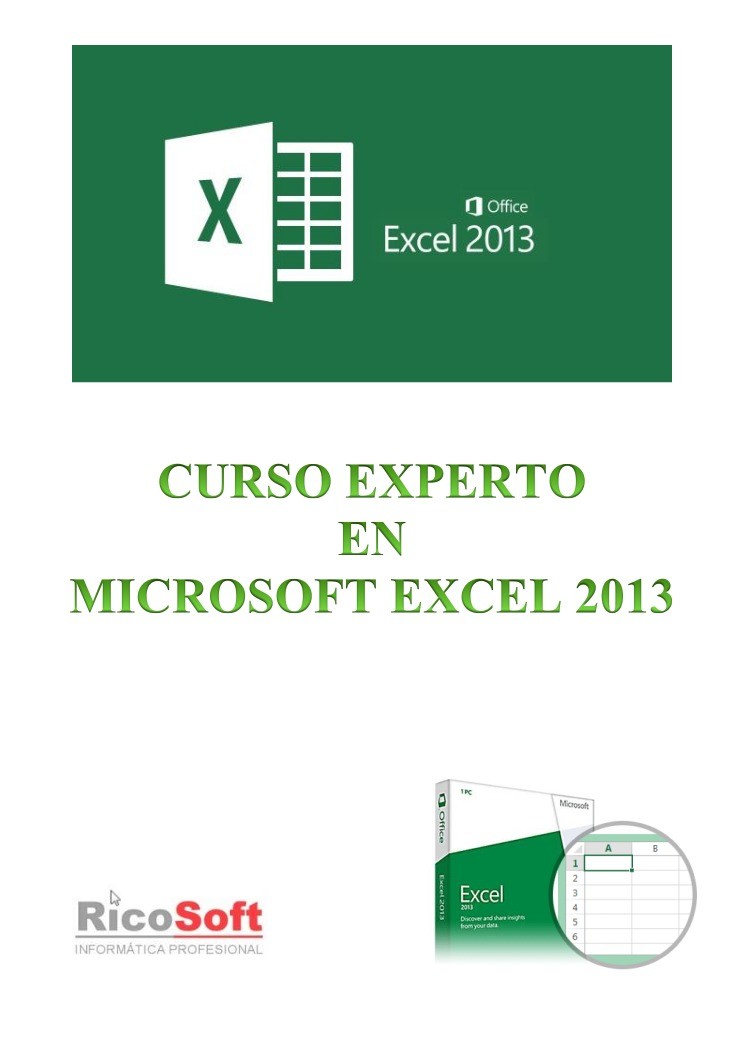 Imágen de pdf Curso Experto en Microsoft Excel 2013